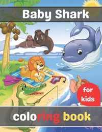 baby shark coloring book for kids