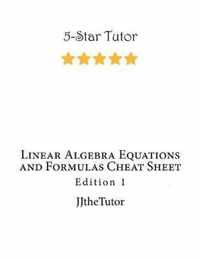 Linear Algebra Equations and Formulas Cheat Sheet