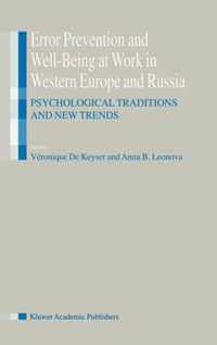 Error Prevention and Well-Being at Work in Western Europe and Russia