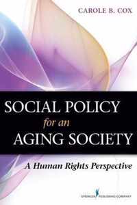 Social Policy for an Aging Society