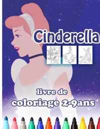 Cinderella livre de coloriage 2-9ans