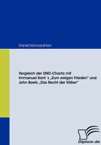 Vergleich der UNO-Charta mit Immanuel Kants "Zum ewigen Frieden" und John Rawls "Das Recht der Völker"