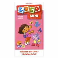 Loco mini - Rekenen met Dora - getallen tot 10 (Mini)