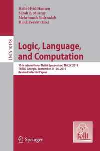 Logic, Language, and Computation