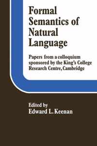 Formal Semantics of Natural Language