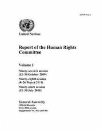 Report of the Human Rights Committee: Vol. 1
