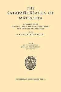 The Satapancasatka of Matrceta