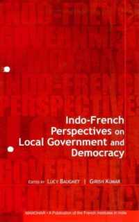 Indo-French Perspectives on Local Government & Democracy