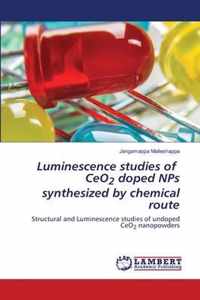 Luminescence studies of CeO2 doped NPs synthesized by chemical route