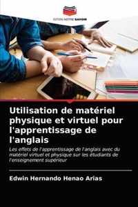 Utilisation de materiel physique et virtuel pour l'apprentissage de l'anglais