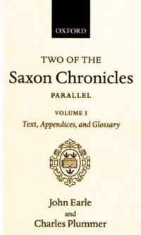 Two of the Saxon Chronicles Parallel