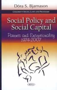 Social Policy & Social Capital