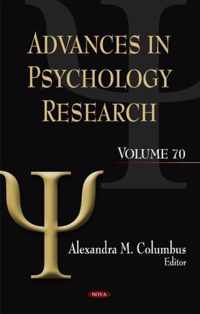 Advances in Psychology Research