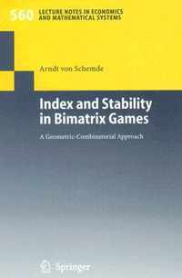 Index and Stability in Bimatrix Games