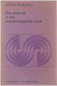 Sociale bibliotheek, 1982: 4: Het gesprek in het maatschappelijk werk