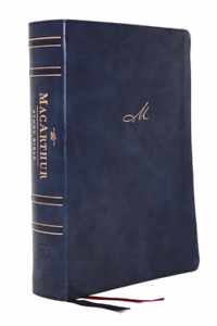 Nkjv, MacArthur Study Bible, 2nd Edition, Leathersoft, Blue, Indexed, Comfort Print: Unleashing God&apos;s Truth One Verse at a Time