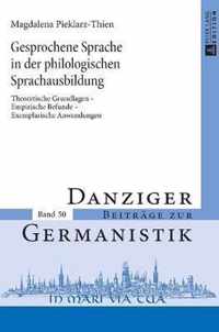 Gesprochene Sprache in der philologischen Sprachausbildung