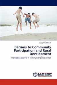 Barriers to Community Participation and Rural Development