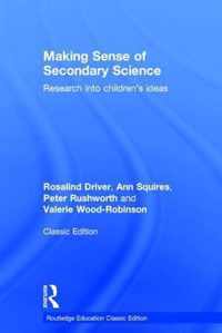 Making Sense of Secondary Science