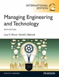 Managing Engineering & Technlgy Int Ed
