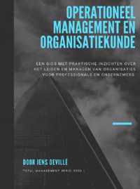 Operationeel Management en Organisatiekunde - Jens Devillé - Paperback (9789464057713)
