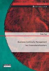 Business Continuity Management bei Finanzdienstleistern