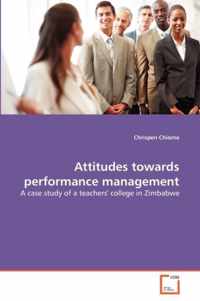 Attitudes towards performance management