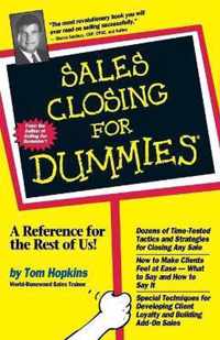 Sales Closing For Dummies