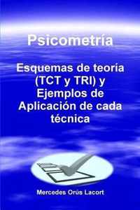 Psicometria - Esquemas de teoria (TCT y TRI) y Ejemplos de Aplicacion de cada tecnica