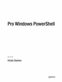 Pro Windows PowerShell