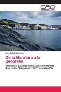 De la literatura a la geografia