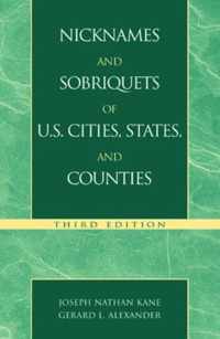Nicknames and Sobriquets of U.S. Cities, States, and Counties