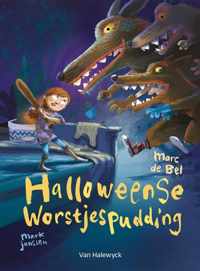 Halloweense worstjespudding