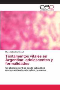 Testamentos vitales en Argentina