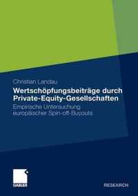 Wertschoepfungsbeitrage Durch Private-Equity-Gesellschaften