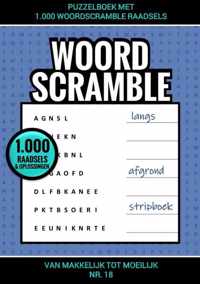 Puzzelboek met 1.000 Woord Scramble Raadsels - nr. 18