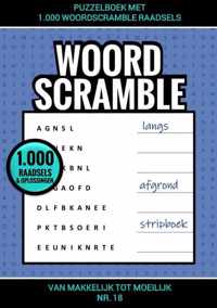 Puzzelboek met 1.000 Woord Scramble Raadsels - nr. 18 - Puzzelboeken & Meer - Paperback (9789464659696)