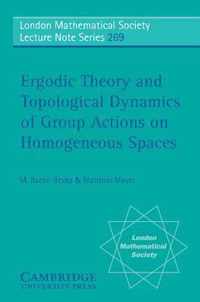 Ergodic Theory and Topological Dynamics of Group Actions on Homogeneous Spaces