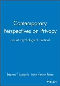 Contemporary Perspectives on Privacy