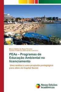PEAs - Programas de Educacao Ambiental no licenciamento