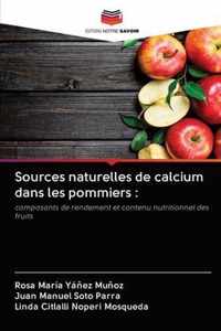 Sources naturelles de calcium dans les pommiers