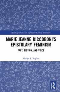 Marie Jeanne Riccoboni's Epistolary Feminism