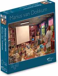 Marius Van Dokkum - Wachten Op Inspiratie - Puzzel 1000 Stukjes