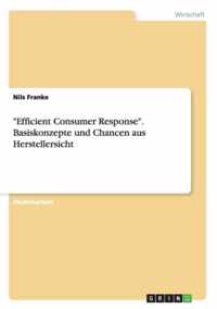 Efficient Consumer Response. Basiskonzepte und Chancen aus Herstellersicht