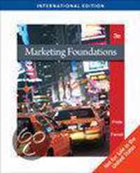 Marketing Foundations, International Edition