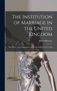 The Institution of Marriage in the United Kingdom