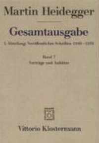 Martin Heidegger, Gesamtausgabe: I. Abteilung: Veroffentlichte Schriften 1910-1976