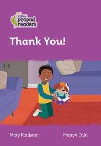 Collins Peapod Readers - Level 1 - Thank You!