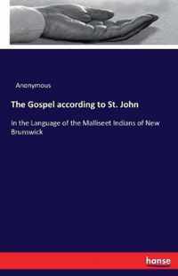 The Gospel according to St. John