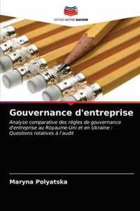 Gouvernance d'entreprise